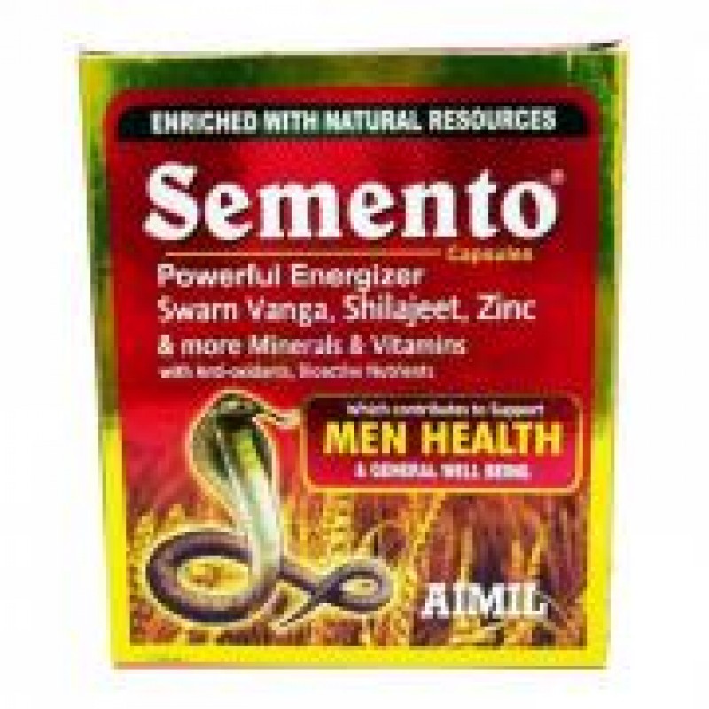 	 Сементо - повышает количество сперматозоидов (Semento Aimil) 20 кап Производитель:Индия